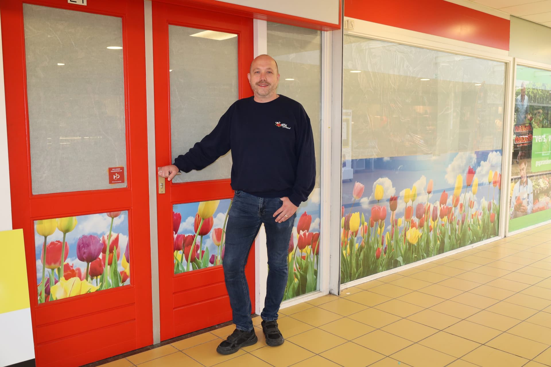 Gangpaden in de vernieuwde winkel